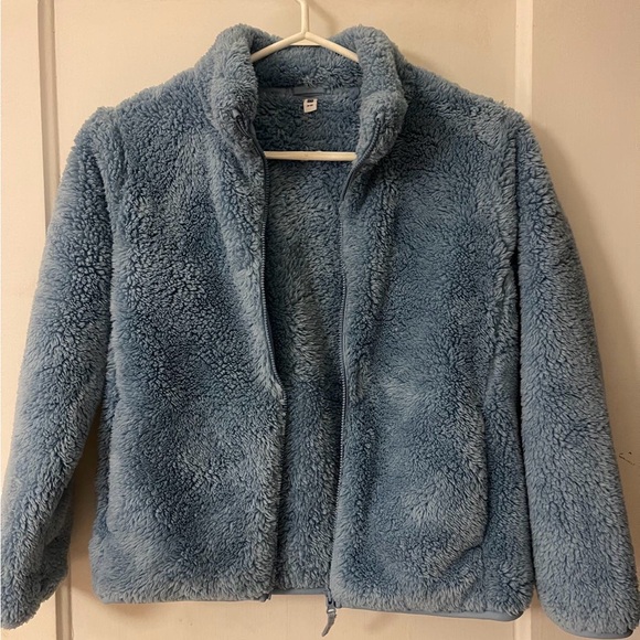 Uniqlo girls fluffy zip up - Picture 1 of 3